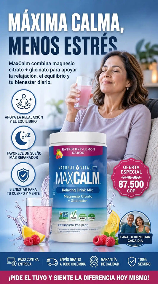 MAXCALM — Magnesio Citrato + Glicinato