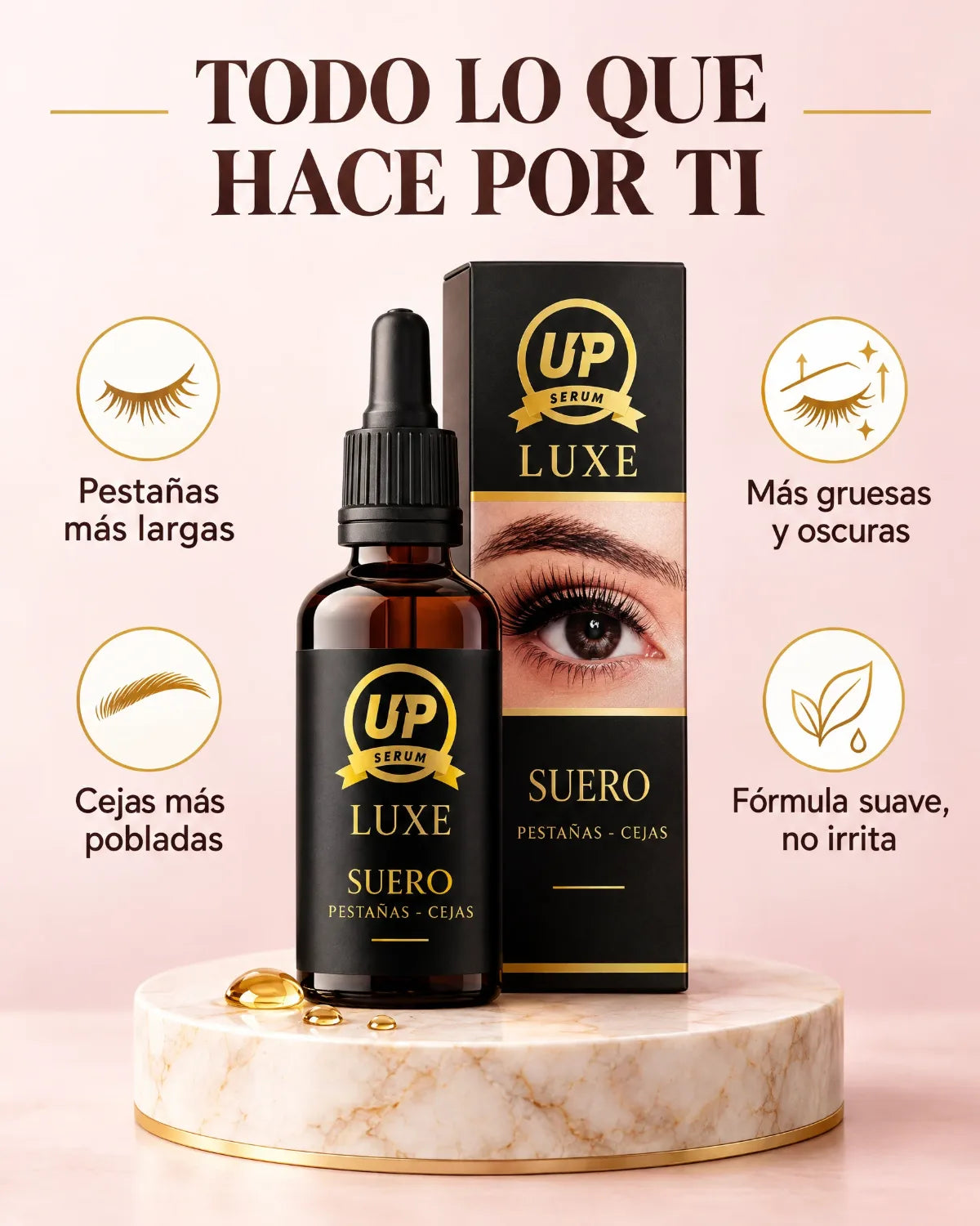 Beneficios Serum Up Luxe Cejas